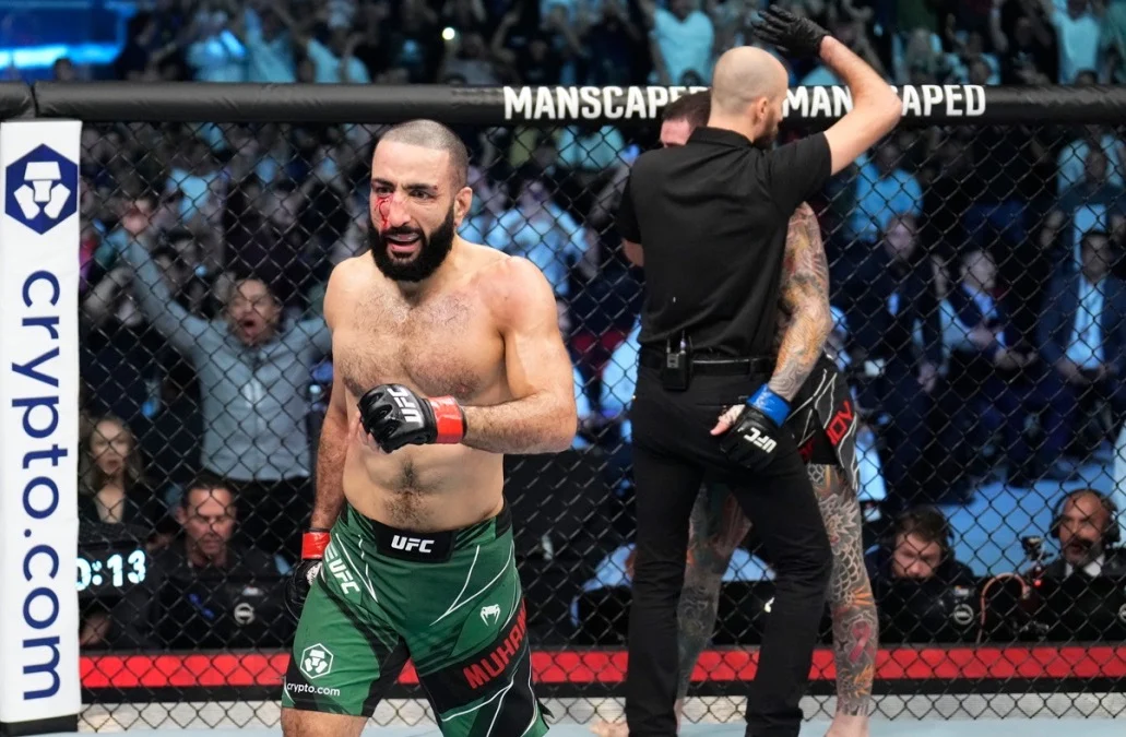 Belal Muhammad associated with Chicago Fight Team