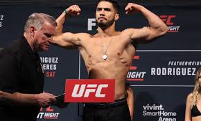 Horacio Gutierrez at a UFC weigh-in