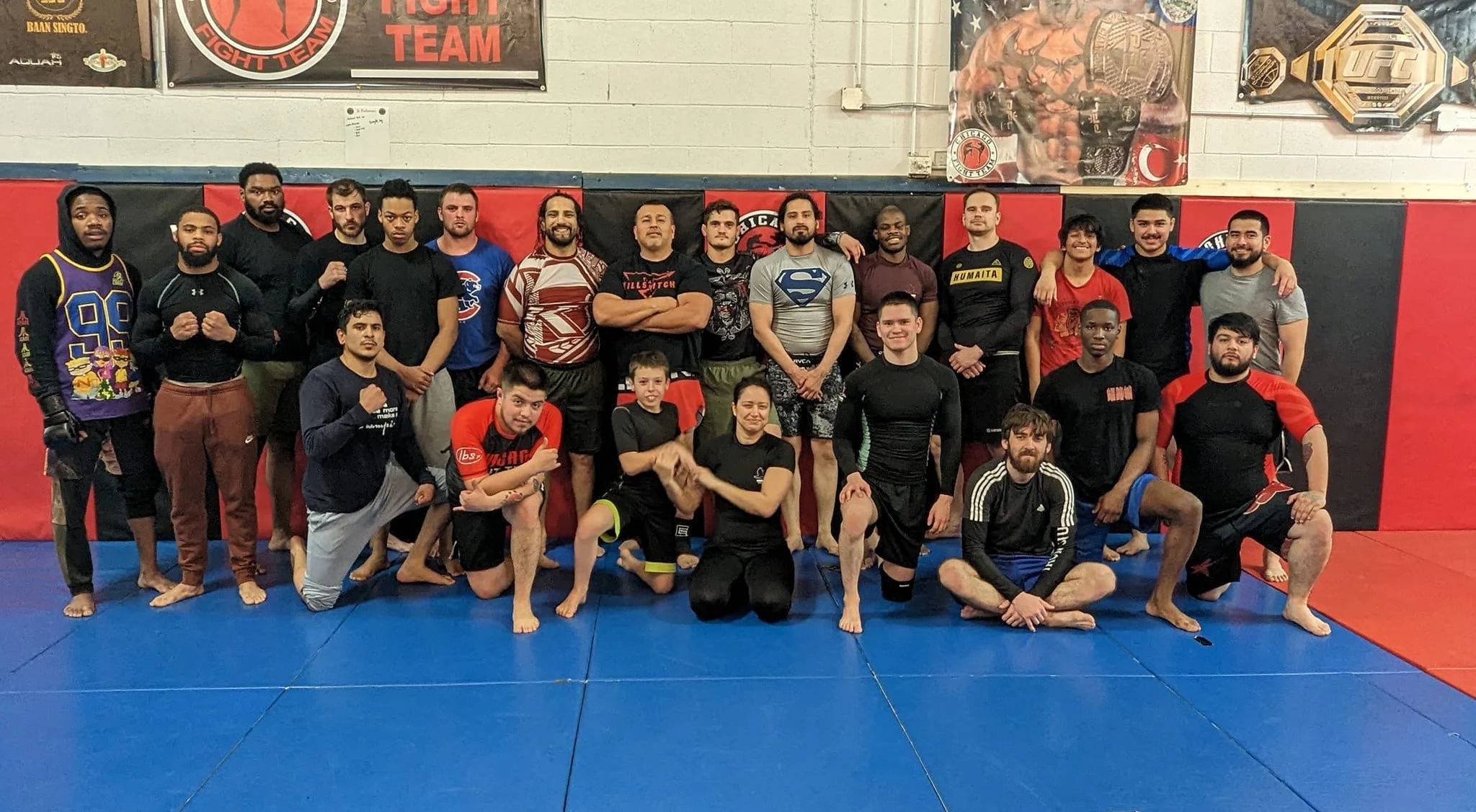 Chicago Fight Team training room